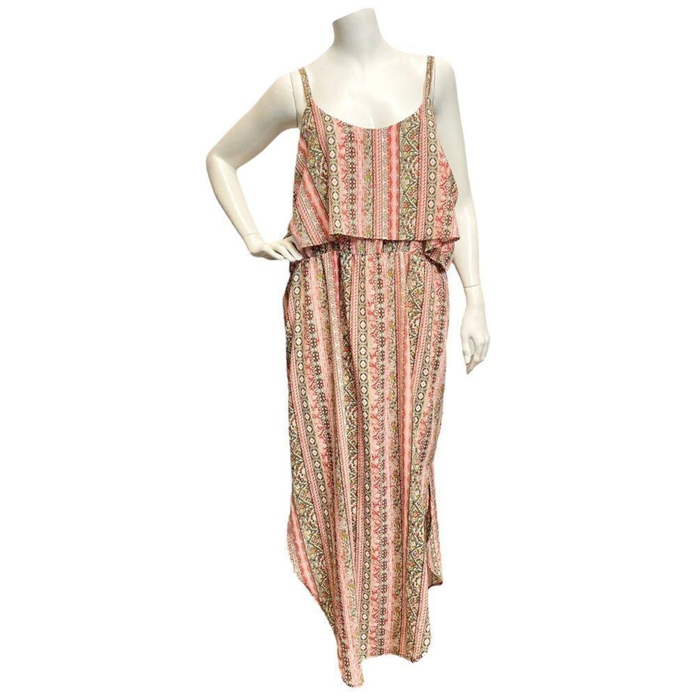 INNER CIRCLE Womans 3X Sundress Multicolor Midi Dress